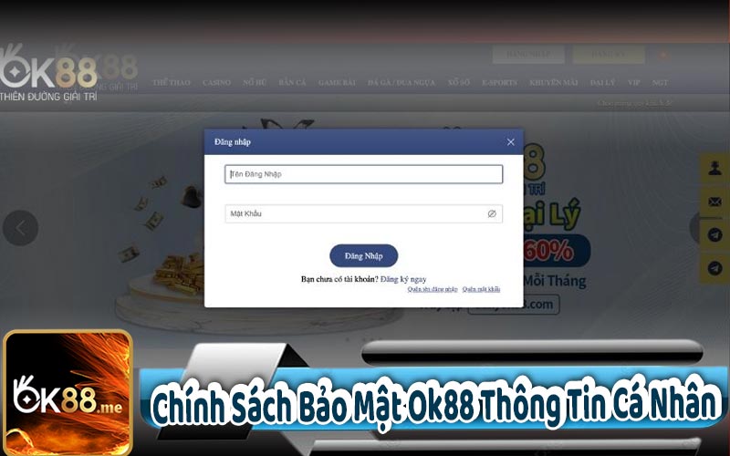 Chính Sách Bảo Mật Ok88 Thông Tin Cá Nhân